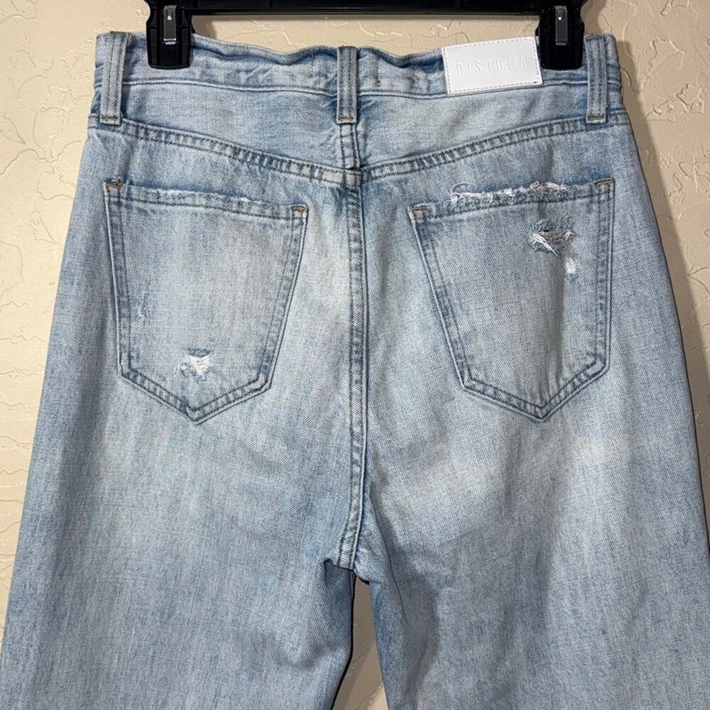 Pistola light wash Cassie straight leg button fly jeans size 27 - Picture 6 of 9
